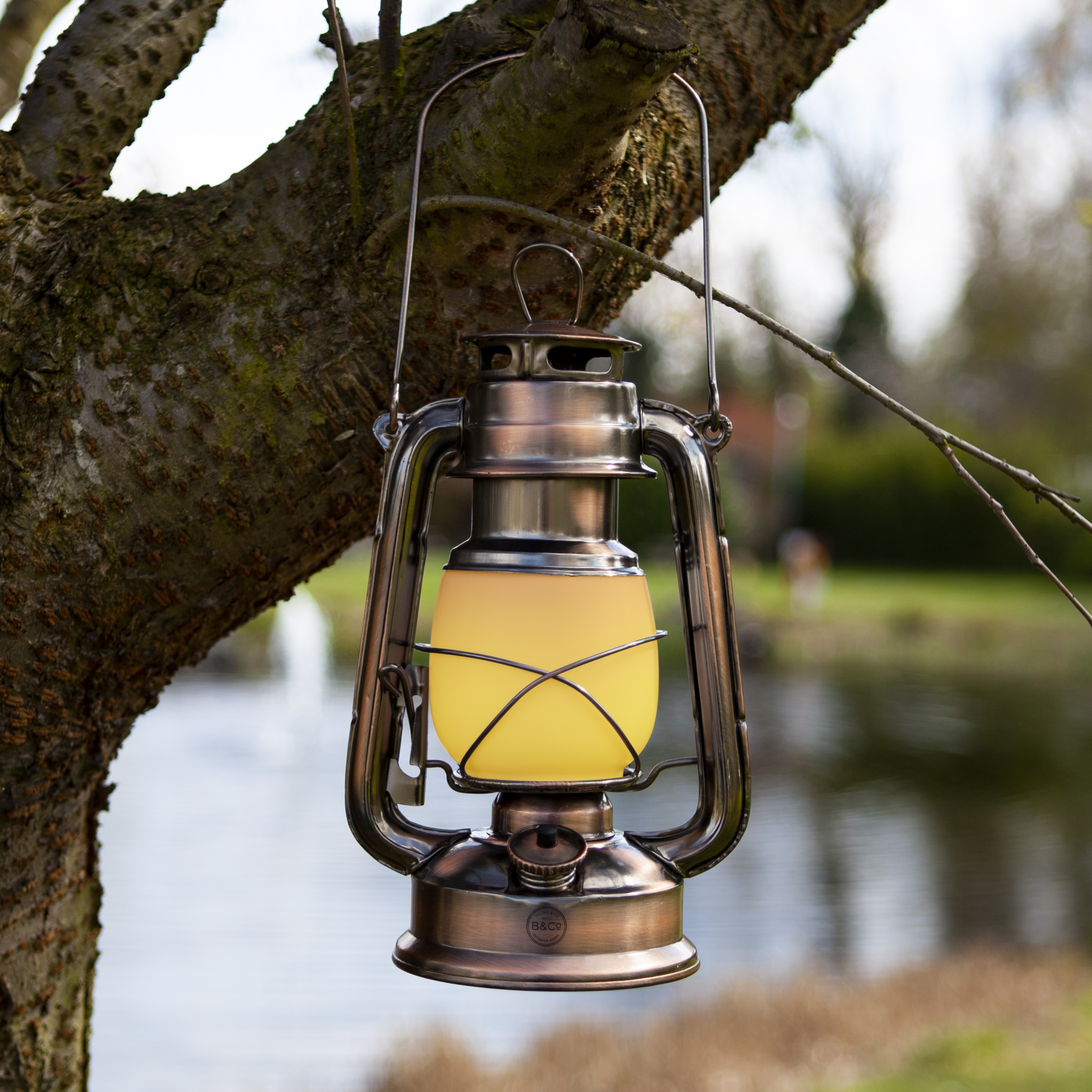 April Product of the Month B&Co Dual Effect LED Hurricane Lantern